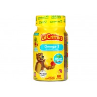 L'il Critters, омега-3, зі смаком малини та лимонаду, 60 жувальних таблеток
