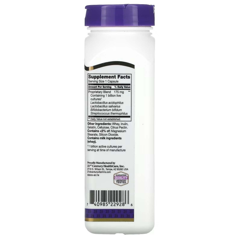 21st Century, Суміш пробіотиків Acidophilus, 150 капсул