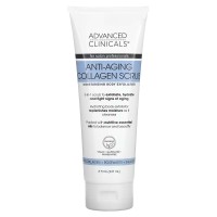 Advanced Clinicals, Anti-Aging скраб з колагеном, 237 ml