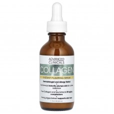Advanced Clinicals, колаген, миттєва сироватка пружності шкіри, 52 мл