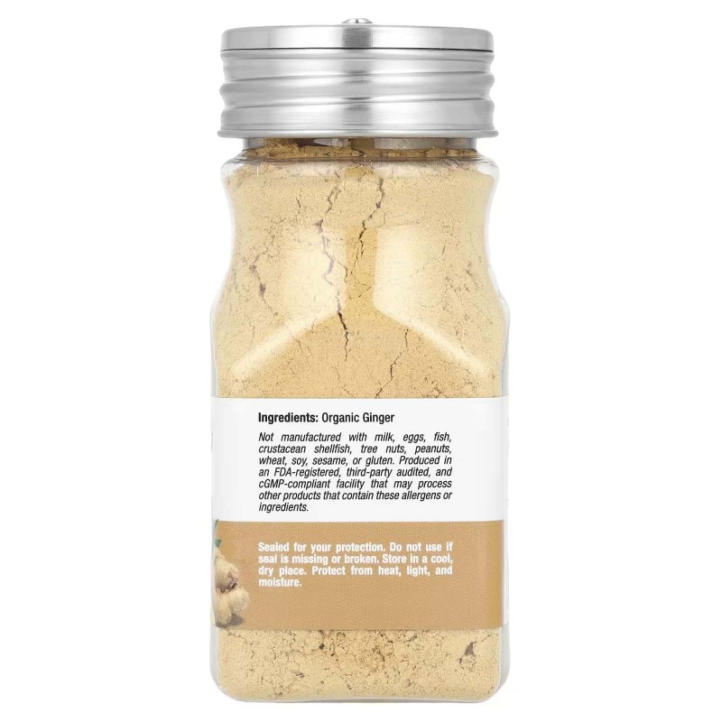 California Gold Nutrition, мелений органічний імбир, 56 г