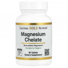 California Gold Nutrition, хелат магнію, 90 таблеток