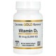 California Gold Nutrition, вітамін Д3, 50 мг (2000 МО), 90 капсул із рибячого желатину