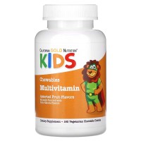 California Gold Nutrition, жувальні мультивітаміни для дітей, зі смаком фруктів, 180 вегетаріанських таблеток