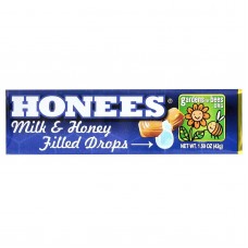Honees, льодяники від кашлю, з молоком і медом, 42 г, 9 шт