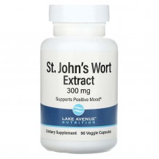 Lake Avenue Nutrition, екстракт звіробою, 300 мг, 90 рослинних капсул