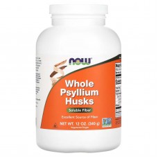 NOW Foods, псиліум цільне лушпиння подорожника, 340 г