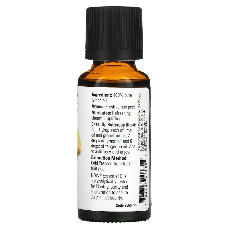 NOW Foods, ефірні олії, лимон, 30 мл