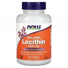 NOW Foods, лецитин, 1200 мг, 100 капсул