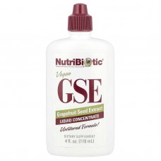 NutriBiotic, веганський екстракт насіння грейпфрута GSE, рідкий концентрат, 118 мл