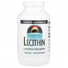 Source Naturals, лецитин, 1200 мг, 200 капсул