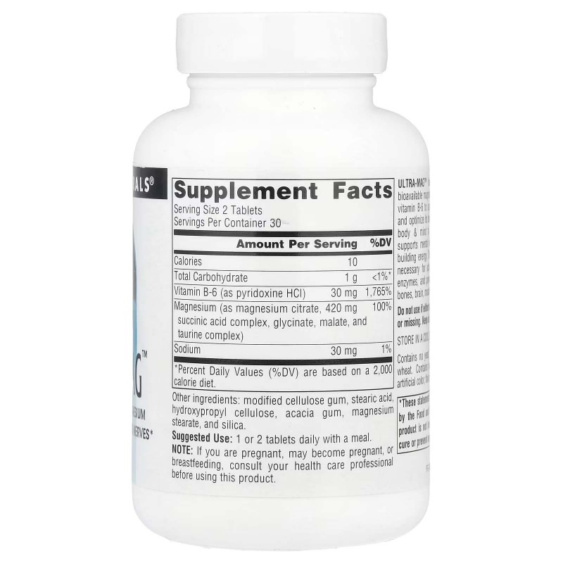 Source Naturals, ультрамаг Ultra-Mag, 60 таблеток